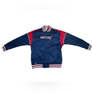 VTG Reebok 90s Mens BBALL L Warm Up Jacket ATR Above The Rim Iverson Hip Hop.